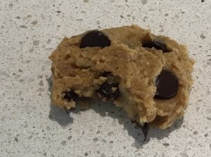 Peanut Butter Choc Chip Chickpea Cookies